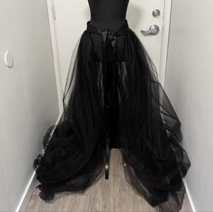 SOLD Black Tulle Skirt